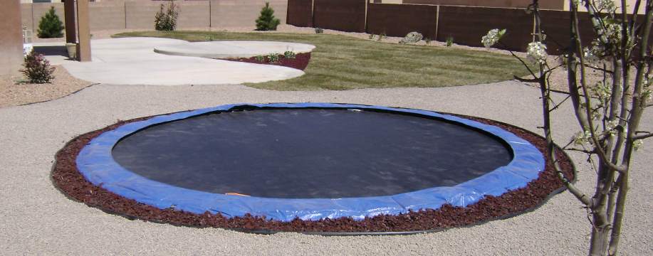 Landscape Designers Rio Rancho with Trampoline