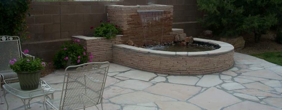 Landscaping Company Albuquerque Water Feature